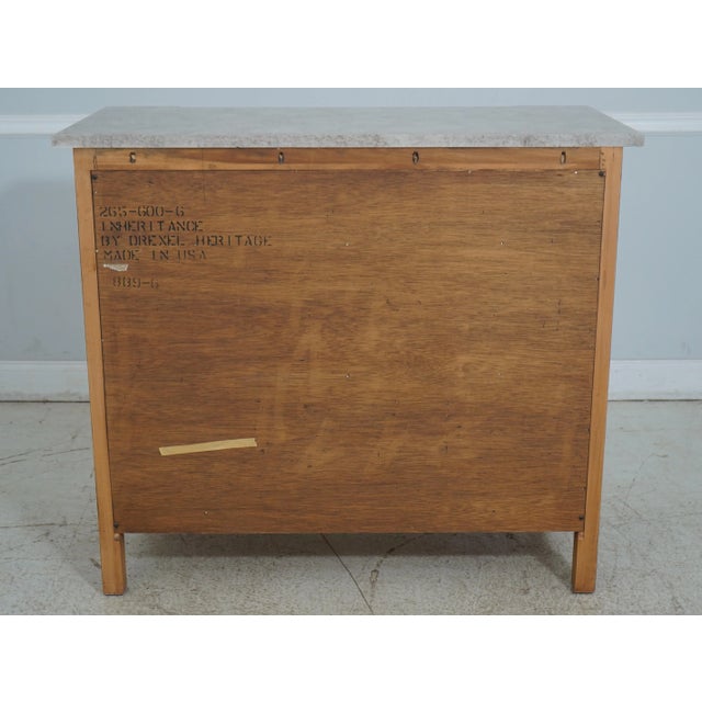 Drexel French Style Paint Decorated Chest or Dresser For Sale - Image 10 of 12