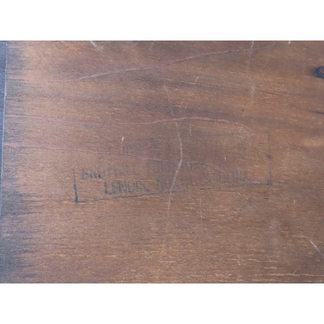 Wood Broyhill Brasilia Mid Century Modern Side End Lamp Table 6242 For Sale - Image 7 of 9