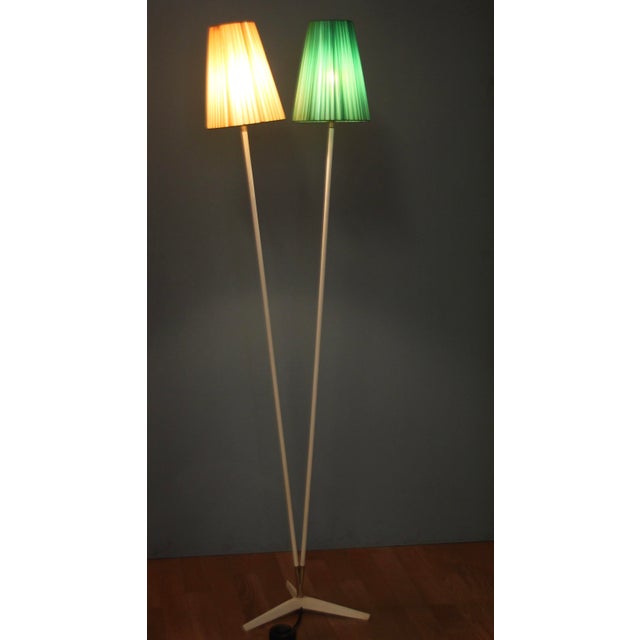 - Two pleated plastic shades - Tripod stand European Plug (up to 250V).The wiring of this item may be original and might...