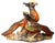 Vintage Multicolored Ceramic Pheasant Sculpture, Italy, 1960s For Sale