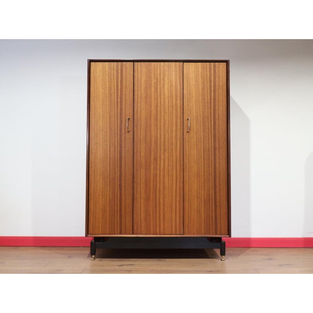 Brown Mid Century Modern Vintage Teak Armoire Wardrobe Bedroom Furniture by G Plan For Sale - Image 8 of 15