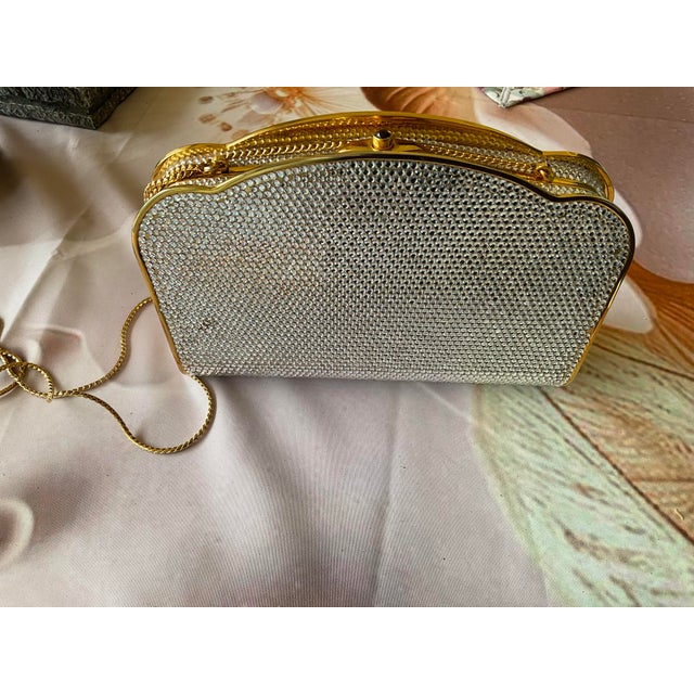 Art Deco Judith Lieber Minaudière Clutch Bag/Crossbody. For Sale - Image 3 of 8