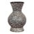 Prem Collection Artisan Made Black & White Vase with Dripping Décor For Sale