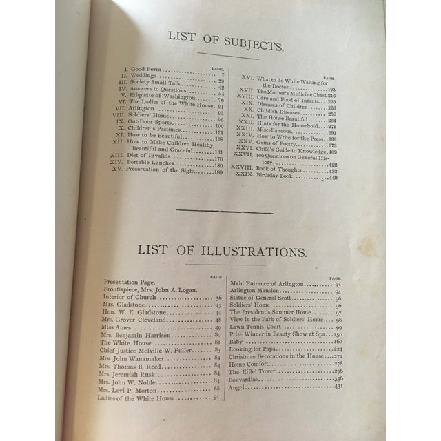 Red Late 19th Century Victorian Book " the Home Manual - Illustrated" For Sale - Image 8 of 12