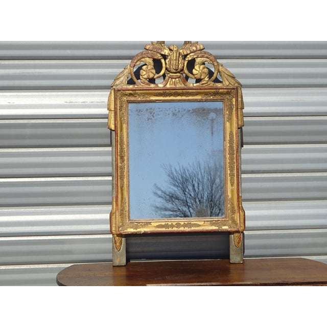 Antique Louis XVI Style Mirror, 1800s For Sale - Image 17 of 18