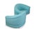 An iconic futurist sofa produced by arpex in the 1970s, famous for its sinuous s-shape, designed to allow two people to...