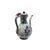 Chinese Chinese Blue White Wine Jar Shape Floral Graphic Porcelain Art For Sale - Image 3 of 7
