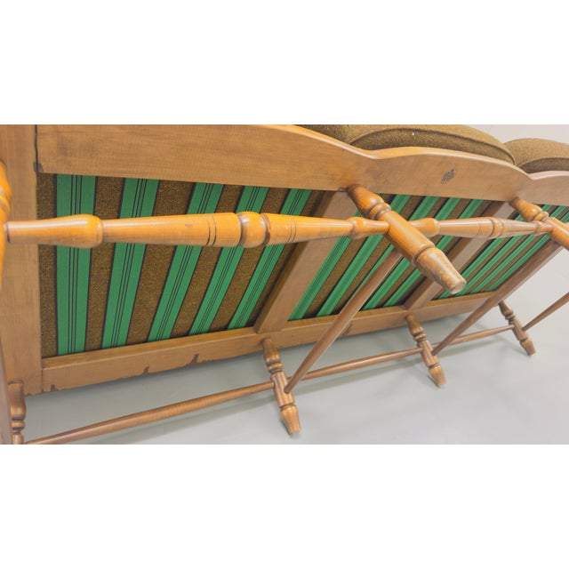 1950s Haywood-Wakefield Maple Sofa #497-74 (c.1950s) For Sale - Image 10 of 15