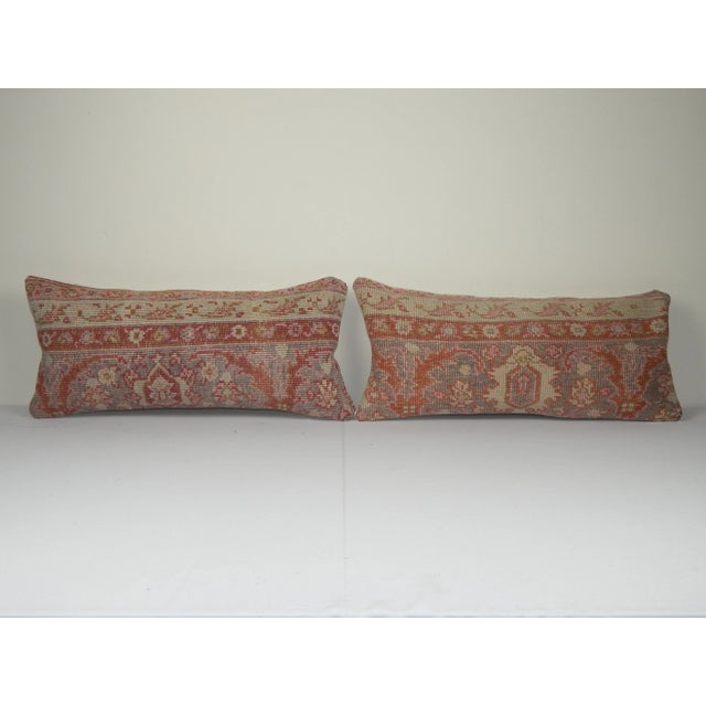Faded Red Turkish Rug Pillow Cover For Sale In Philadelphia - Image 6 of 6