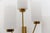 Large Mid-Century Modern Wall Lamps in Brass and Opaline Glass, 1950s, Set of 2 For Sale - Image 12 of 18