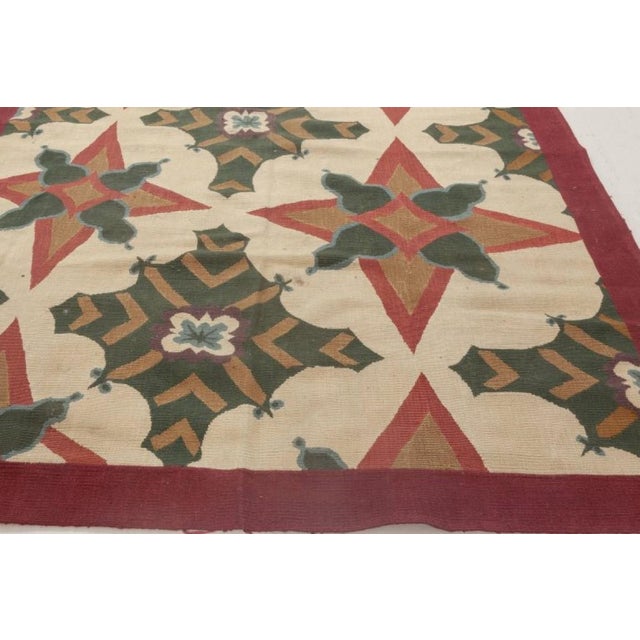 Contemporary Aubusson Design Rug by Richard Keith Langham for Doris Leslie Blau For Sale - Image 4 of 6