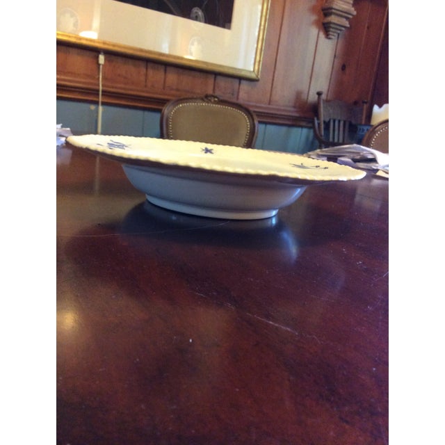 Early 19th Century Bloor Derby Blue and White Set of Two Soup Bowls, Two Salad Plates, Two Bread Plates- 6 Pieces For Sale - Image 12 of 12
