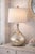 Late 20th Century Large Mercury Glass Table Lamp – Crackle Silver Gourd Form With Brushed Nickel Neck, 30.5” For Sale In Los Angeles - Image 6 of 6