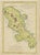 Antique Map of Martinique Island in the West Indies by Bonne, 1780 For Sale