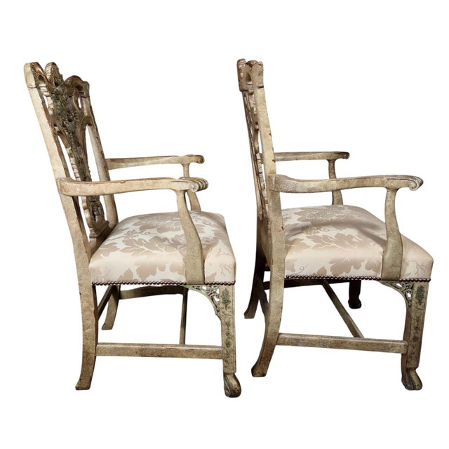 1990s 1990s Pair of Hickory Armchairs For Sale - Image 5 of 8