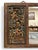 Chinese Antique Chinese Two-Panel Carved Wood and Polychromed Mirror, Circa 1900 For Sale - Image 3 of 12