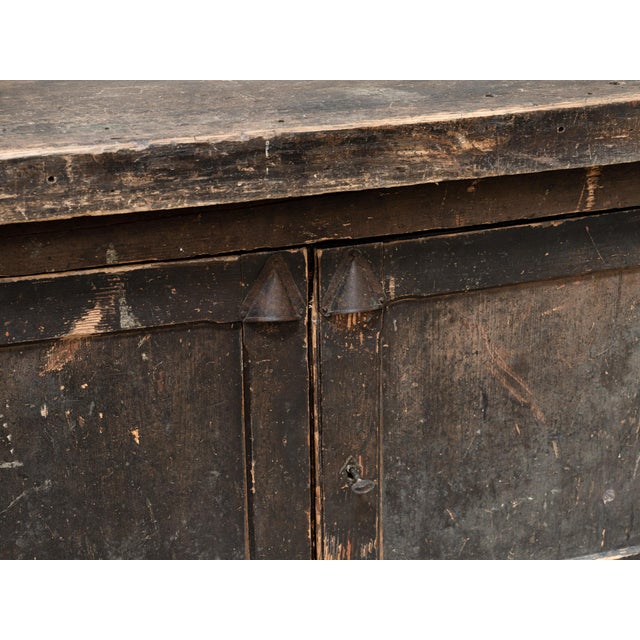 Wood Antique Oak Workshop Cabinet, 1900 For Sale - Image 7 of 18