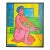 Abstract Oil on Canvas Painting of a Nude Figure by Oravetz For Sale