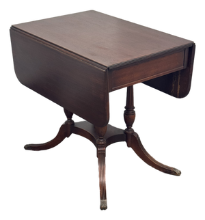 Imperial Furniture Co. Mahogany Drop-Leaf Pembroke Table, Vintage