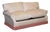 English Country House 2-Seater Sofa Bed with Feather Filled Cushions For Sale
