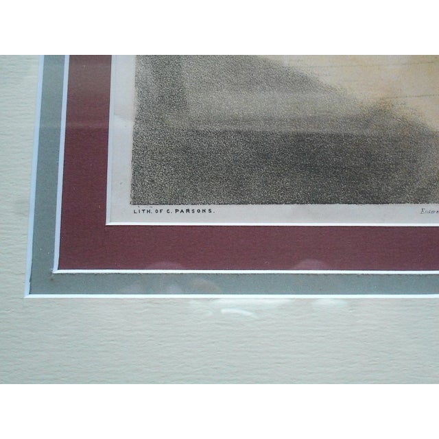 Realism Judaica-Antique Signed Chromolithograph "Jewish Marriage"-Framed For Sale - Image 3 of 8