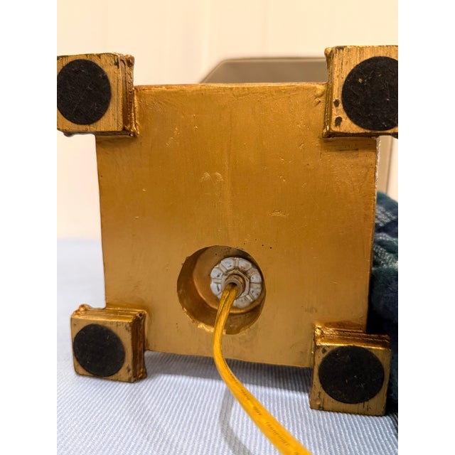 Mid 20th Century Figural Fox Table Lamp With Heavy Weighted Base For Sale - Image 10 of 12