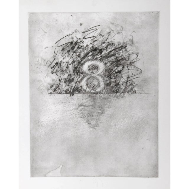 Donald Saff, "Eight", Abstract Expressionist Print For Sale