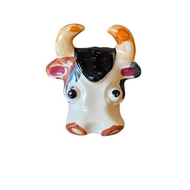 1950s 1950s America Bull Salt and Pepper Shakers - a Pair For Sale - Image 5 of 7