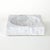 The stand was made in the 1970s, Italian production. A square bowl made of white marble with natural grey veining. The...