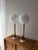 Rococo Alabaster Table Lamps with Opaline Glass Globes, 1970s, Set of 2 For Sale - Image 3 of 13