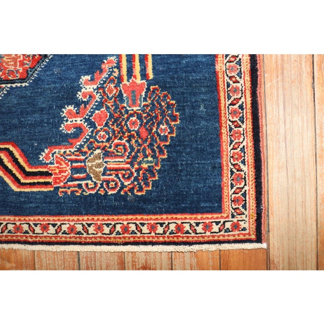 Antique Persian Senneh Rug For Sale - Image 11 of 18