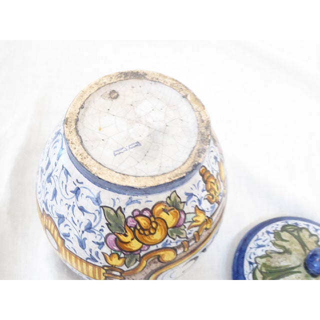 Late 19th Century Antique French Faience Tobacco Jar For Sale - Image 5 of 5