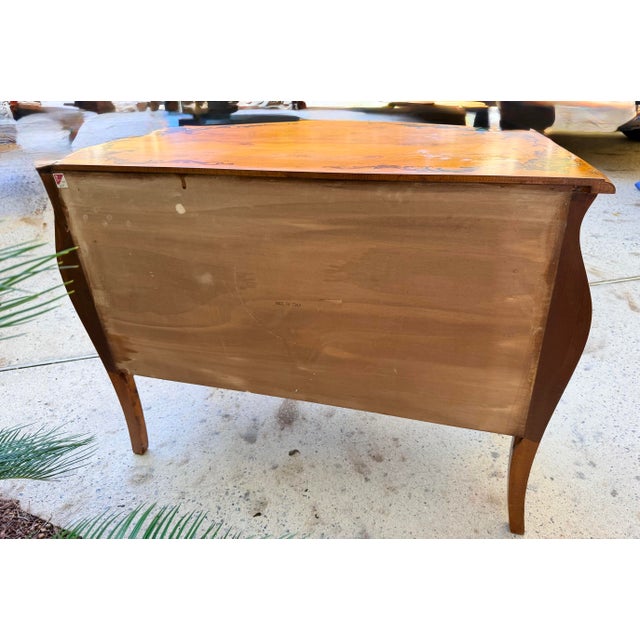 Decorative Crafts Hand Painted French Style Chest For Sale - Image 11 of 12