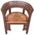 Antique Marquetry & Mother-of-Pearl Round-Back Chair For Sale In Los Angeles - Image 6 of 12