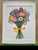 Original Watercolor Painting “Strawflower Bouquet” Framed For Sale - Image 11 of 11