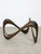 Wood Italian Organic Snake Wooden and Smoked Glass Coffee Table, 1960s For Sale - Image 7 of 18