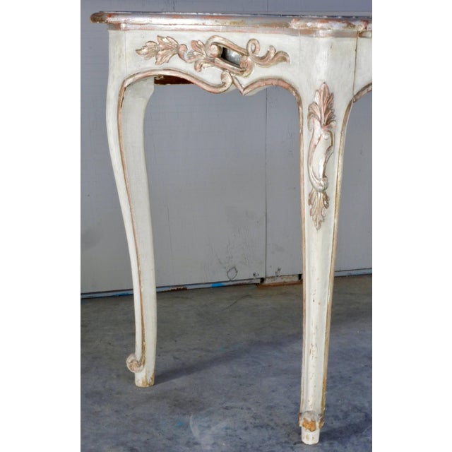 Italian 19th Century Italian Hand-Painted Console Table For Sale - Image 3 of 10