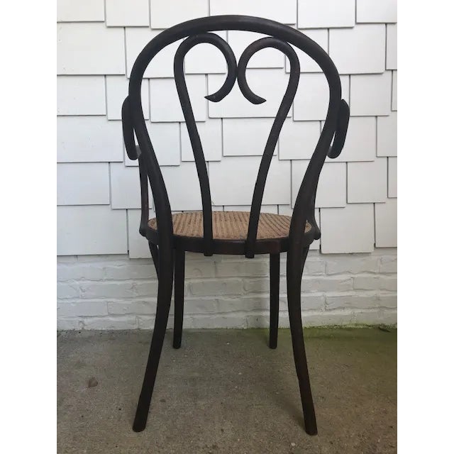 Bauhaus Vintage Bentwood Thonet Style Chair For Sale - Image 3 of 13