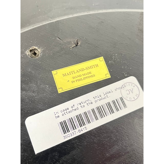 Maitland - Smith Late 20th Century Maitland-Smith Tessellated Pink Penn Shell Center Table For Sale - Image 4 of 13