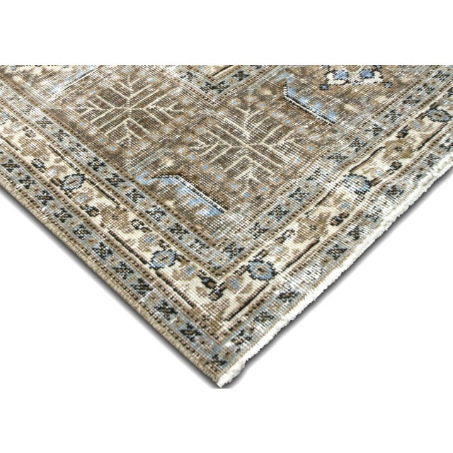 Transitional 1940s Persian Tabriz Rug For Sale - Image 3 of 6