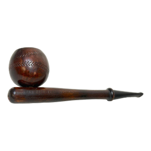 Rare Antique 1920's New York Yankees Baseball Bat Hand Carved Wood Smoking Pipe