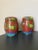 Cloisonne Burgundy Floral Enamel and Brass Ginger Jars, a Pair, Medium For Sale - Image 18 of 18