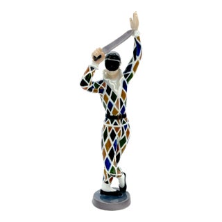 Bing & Gr√∂ndahl "Harlequin with Sword", Designed by Ebbe Sadolin For Sale