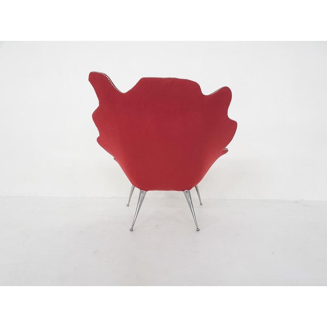 Asymmetrical Lounge Chair, 1980s For Sale - Image 3 of 18