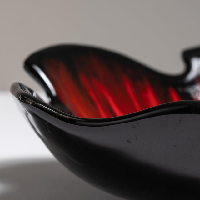 Black 1970s France Black Ceramic Vase For Sale - Image 8 of 15