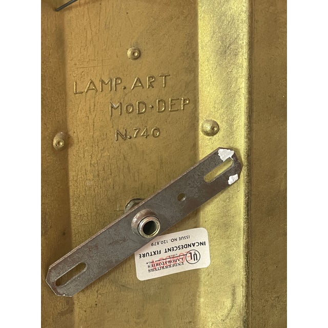 Pair of Heavy Pagoda, Bronze & Beveled Glass Three Lights Wall Lanterns For Sale - Image 12 of 12