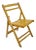 Antique India Yellow Rustic Folding Chair For Sale