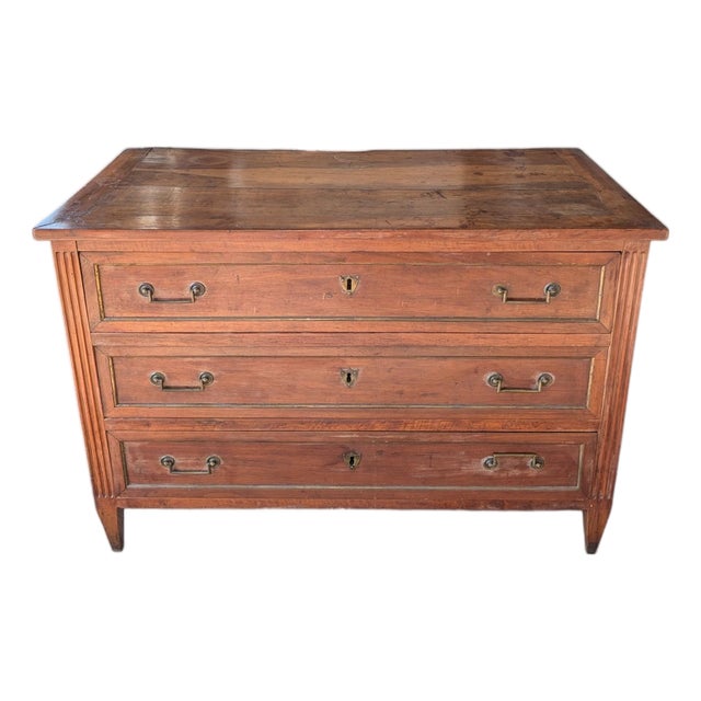 Early 20th Century Louis XVI Period Three-Drawer Commode For Sale