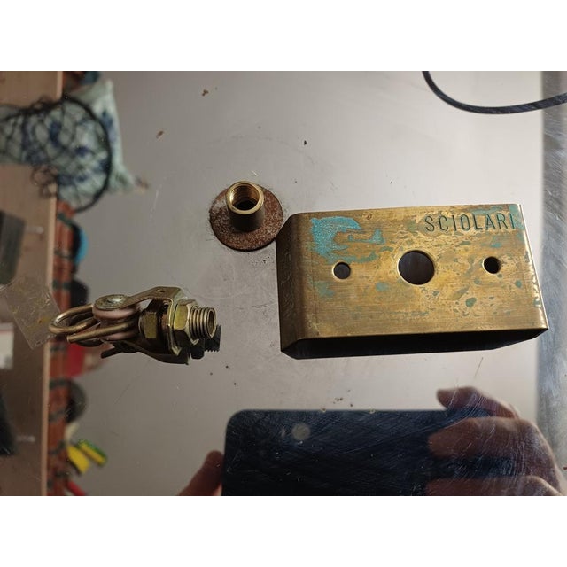 Ceiling Light in Gold-Plated Brass and Crystal, 1990s For Sale - Image 16 of 18