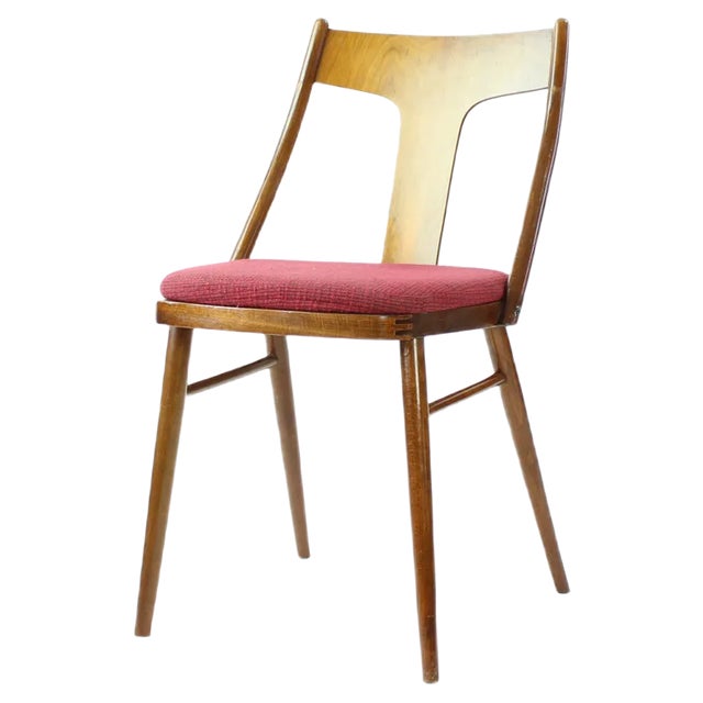 Wood Dining Chairs, 1960s, Set of 4 For Sale